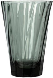 Loveramics Urban Glass 360ml Twisted Café Latte Glass-Fekete