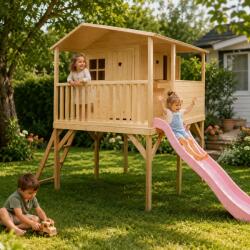 ATELIER 49 Casuta din lemn pentru copii Adela (ATE49-AT-8169) Casuta pentru copii