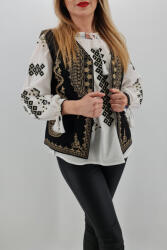 Magazin Traditional Vesta brodata cu model traditional Angelica 3
