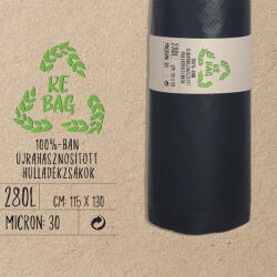 Bibo Hulladékgyűjtő zsák, 280 l, 35 mikron