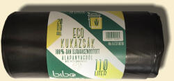 Bibo Eco hulladékgyűjtő zsák, 100% újrahasznosított, 110 L (60×100 cm)