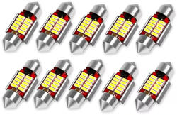 Autolife SMD-ROOF-10SMD-31 - 10db-os 31MM Szofita Led 12V hűtőbordás CANBUS (21202) - autolife