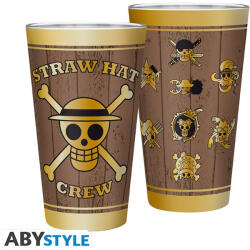 ABYstyle One Piece nagy pohár 400ml Skulls Matt