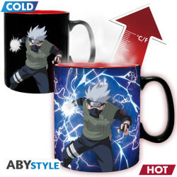 ABYstyle Naruto Shippuden bögre hőre változó -460ml- Kakashi/Itachi