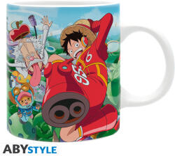 ABYstyle One Piece bögre 320 ml Luffy & Vegapunk