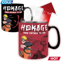 ABYstyle Naruto Shippuden hőre változó bögre 460 ml FROM FATHER TO SON