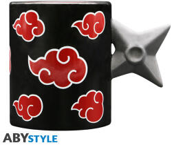 ABYstyle Naruto Shippuden 3D fogantyús bögre Shuriken Akatsuki