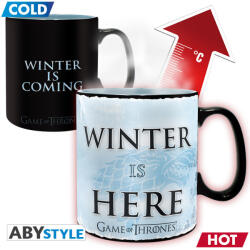 ABYstyle Game Of Thrones hőre változó bögre 460 ml Winter is here box