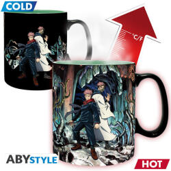 ABYstyle JUJUTSU KAISEN hőre változó bögre 460ml- Itadori&Sukuna