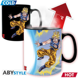 ABYstyle Dragon Ball hőre változó bögre 460 ml DBZ/ GokuVSBuu
