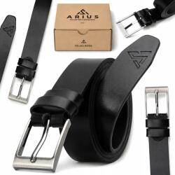 Arius Öv Férfi Bőr Fekete Elegáns Természetes Bőr Nadrág 115cm (TR)