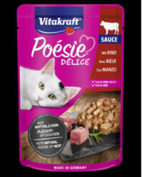 Vitakraft Poésie Déli Sauce - nedvestáp (marhával) macskák részére (85g) (36664)