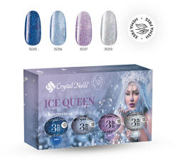 Crystal Nails - 3 STEP HEMA FREE KIT - ICE QUEEN 2025 - (4X4ML)