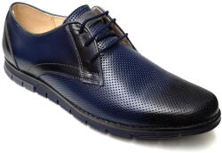 Lucianis Style Pantofi barbati casual din piele naturala bleumarin 1010BLM, marimea 37