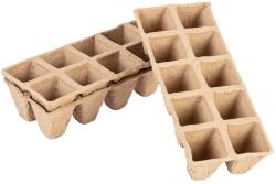 VERTO Ghivece mici din turba (2x5 gauri) 22 x 8, 5 x 5, 5 cm, 10 bucati VERTO 15G466 (15G466)