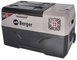 Berger Lada frigorifica 29l cu compresor LG 12/24/230V, maner si roti de transport integrate