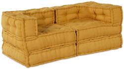 vidaXL Unitate de canapea modulara 2 pcs Galben 140 x 70 x 56 cm GartenMobel Dekor (3315081)