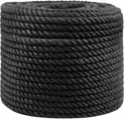vidaXL Franghie din Jute 12 Negru 100% jute Tossa GartenMobel Dekor (42011618)