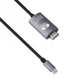 DeTech Кабел DeTech USB-C - HDMI 2.0m 4K 30Hz (18392)