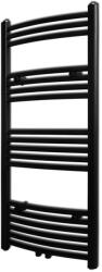 vidaXL Radiator port-prosop încalzire centrala, curbat, negru, 500 x 1160 mm GartenMobel Dekor (141915)