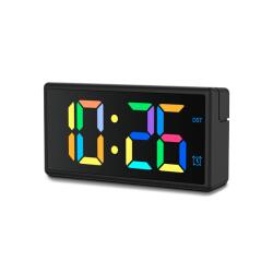 Hama 00222208 IBIZA USB черен цифров будилник (00222208) Будилник