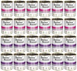 Dolina Noteci Premium Mix curcan și iepure cu merișoare 24x800 g hrană umedă pentru câini