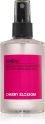 KUNDAL Pure Moist Body Mist Cherry Blossom hidratáló test spray nyugtató hatással 128 ml