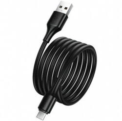 hoco. Cablu Date si Incarcare Hoco USB-A - microUSB X120 18W 1m Negru