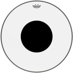 Remo 22" Controlled Sound Clear Black Dot