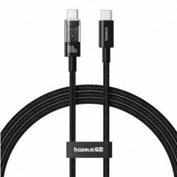 Baseus Cablu Date si Incarcare Baseus USB-C - USB-C Gem 100W 1m Negru