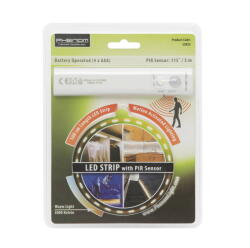PHENOM Banda LED Phenom 55855 cu Senzor Miscare PIR Lumina Calda 3000K Alimentare Baterii Lungime 1M Alb (GLB_55855)