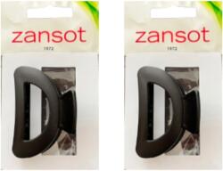 ZANSOT Large hajcsat, 8 cm, fényes fekete (4846)