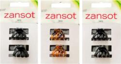 ZANSOT Classic Small, polip hajcsipesz 2, 5 cm, 3 darab fényes + matt + teknősbéka (3092)