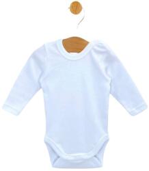 Rainy Бебешко боди с дълъг ръкав Rainy - White, 56 cm, 1-2 м (614465) - ozone