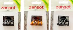 ZANSOT Classic Medium polip hajcsipesz 4, 2 cm, 3 darab fényes + matt + teknősbéka (3101)