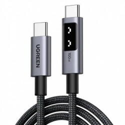 UGREEN Cablu Date si Incarcare UGREEN USB-C - USB-C L509 100W 1m Gri