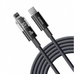 Baseus Cablu Date si Incarcare Baseus USB-C - Lightning Display 2 20W 1m Negru