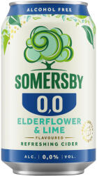 Somersby Elderflower & Lime alkoholmentes szénsavas ital bodzavirág és lime ízesítéssel 0, 0% 0, 33 l - ecofamily