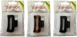 ZANSOT Hajcsipesz Oval Classic Medium 6 cm, 3 darab, fényes + matt + teknősbéka (3080)