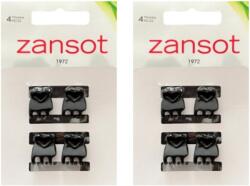 ZANSOT hajcsat, 1, 5 cm, fényes fekete (4822)