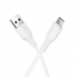 hoco. Cablu Date si Incarcare Hoco USB-A - microUSB X120 18W 1m Alb