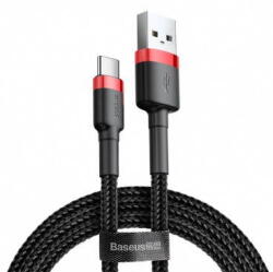 Baseus Cablu Date si Incarcare Baseus USB-A - USB-C Cafule 18W 3m Rosu