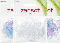 ZANSOT 3× mini hajgumi, 300 db, többszínű 2