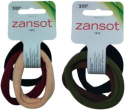ZANSOT 2× rugalmas hajgumi, finom szövet, 3 db, többszínű 1