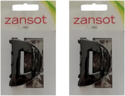 ZANSOT hajcsat, 5, 5 cm, matt fekete (4837)