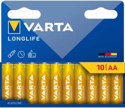 VARTA Longlife ceruza elem (AA) alkáli 10db/csomag 04106101761 (04106101761)