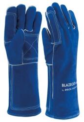 ROCK SAFETY Manusi de sudura Blazecat-a-ga Rock Safety, piele spalt de bovina, albastru BLAZECAT-A-GA