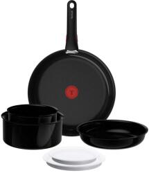 Tefal Set de Oale Tefal Ingenio Explore On, 7 piese, antiaderent, negru (L2679202)