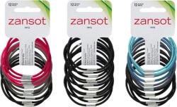 ZANSOT 3× rugalmas hajgumi, 12 db, többszínű 2
