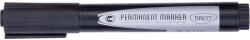 Daco Marker permanent Negru DACO - Set 12 (MK130N)